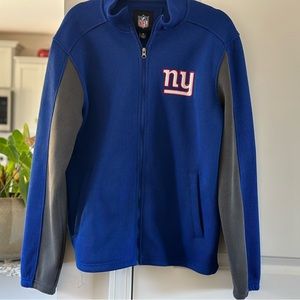 Official NY Giants Thermal Knit Full Zip Jacket